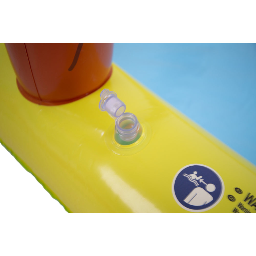 Jungle Animal Inflatable Spray Pool with Slide | 214cm, Multicolour