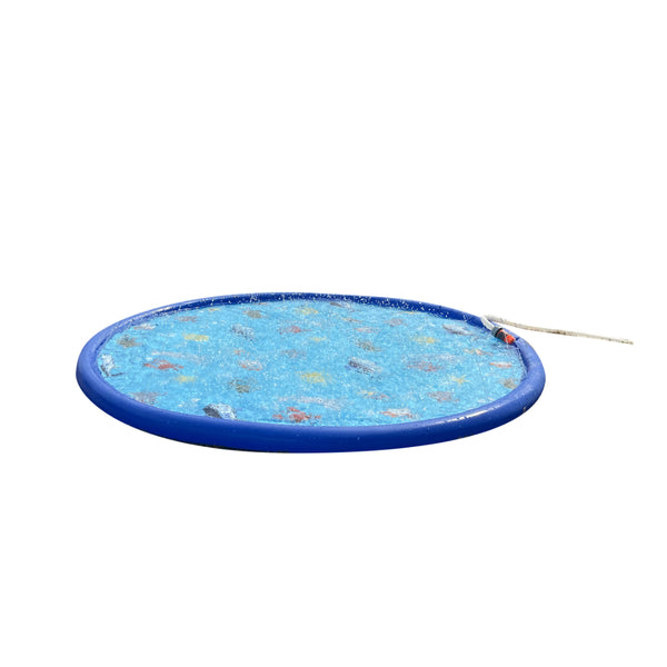 Sea Fish Outdoor Water Splash Play Pad | 154cm, Hose Connection