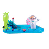 Monster Space-Themed Inflatable Spray Pool | 240cm, with Slide