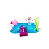 Monster Space-Themed Inflatable Spray Pool | 240cm, with Slide