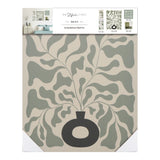 Sage Green Assorted Botanical Abstract Canvas Wall Art | Set of 5