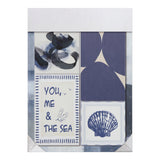 Navy and Blue Coastal Abstract Canvas Wall Art Set | Assorted Designs, Set of 5