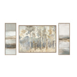 Natural Landscape Framed Canvas Wall Art Set | 3 Pieces, Assorted Designs