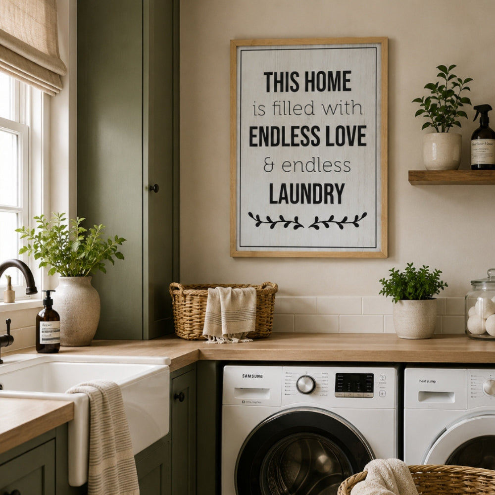 Home Sayings Wooden Wall Art - Assorted Quotes - 30x40cm