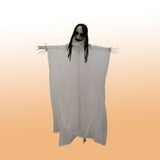 Animated Standing Ghost Halloween Decoration - 176cm, Skeletal Figure