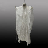 Hanging White Illuminated Ghost Halloween Decoration - 140cm, Warm White