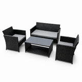 Pisa 4-Seater Outdoor Garden Patio Furniture Set | 4 Pieces