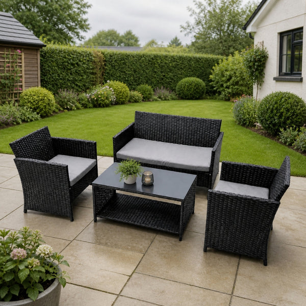 Pisa 4-Seater Outdoor Garden Patio Furniture Set | 4 Pieces