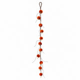 Orange Mini Pumpkin Hanging Garland - 120cm, Rustic Autumn Decoration