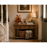 Autumn Leaf and Pumpkin Burlap Arrangement - Pinecone and Bird Accents