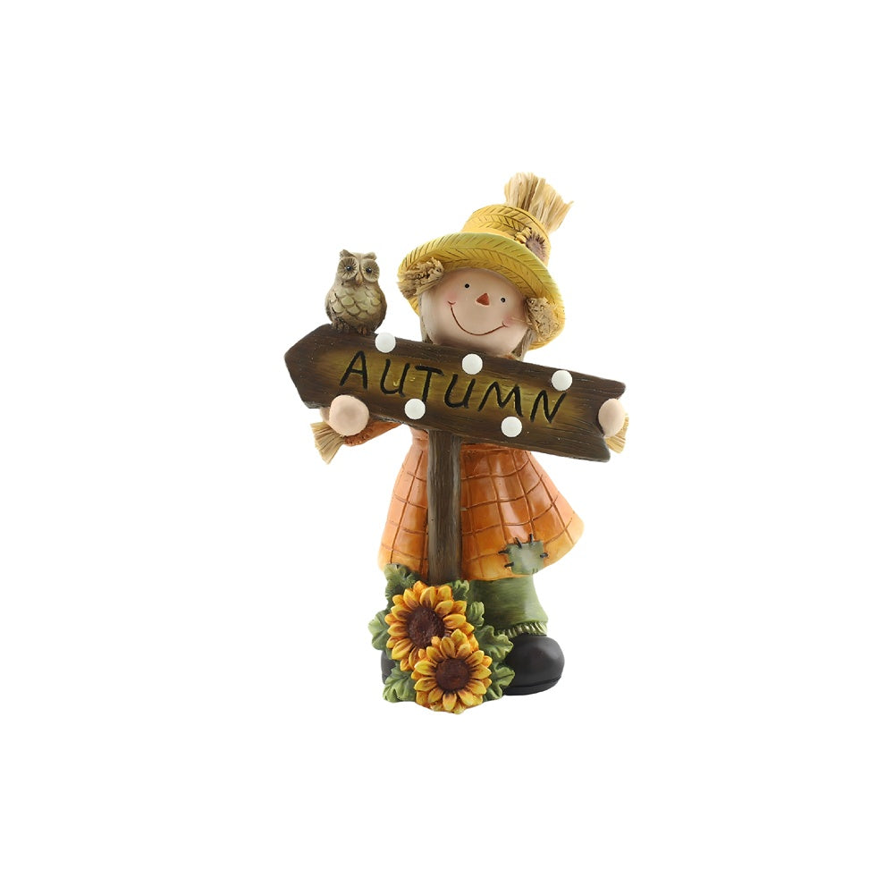 LED Autumn Scarecrow - 37cm