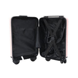 Blush Pink Hard Shell Underseat Cabin Suitcase - Spinner Wheels, Lock