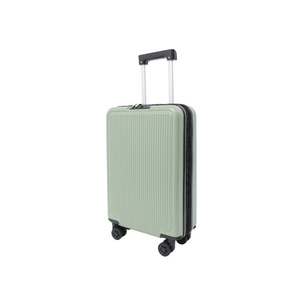 Expandable Hard-Shell Cabin Suitcase - Sage Green, 4 Spinner Wheels