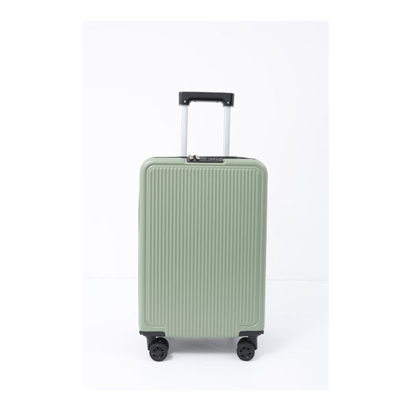 Expandable Hard-Shell Cabin Suitcase - Sage Green, 4 Spinner Wheels