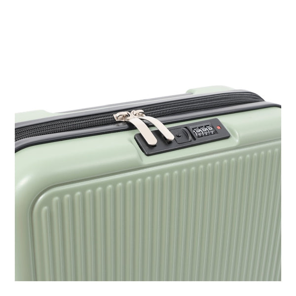 Expandable Hard-Shell Cabin Suitcase - Sage Green, 4 Spinner Wheels