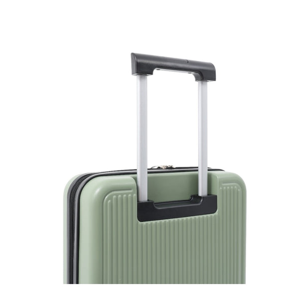 Expandable Hard-Shell Cabin Suitcase - Sage Green, 4 Spinner Wheels