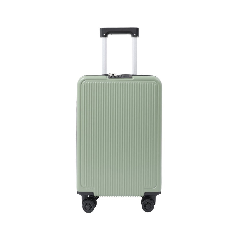 Expandable Hard-Shell Cabin Suitcase - Sage Green, 4 Spinner Wheels