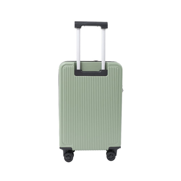 Expandable Hard-Shell Cabin Suitcase - Sage Green, 4 Spinner Wheels