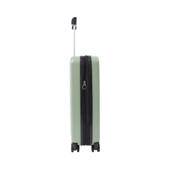 Expandable Hard-Shell Cabin Suitcase - Sage Green, 4 Spinner Wheels