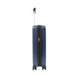 Expandable Navy Hard-Shell Suitcase - Spinner Wheels, Combination Lock