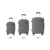 3 Pc Luggage Set - Grey - 20/24/28 Inch