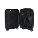 Grey Ribbed Hard-Shell Spinner Luggage - 28 Inch, Four Wheels