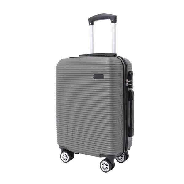 3 Pc Luggage Set - Grey - 20/24/28 Inch - view 2