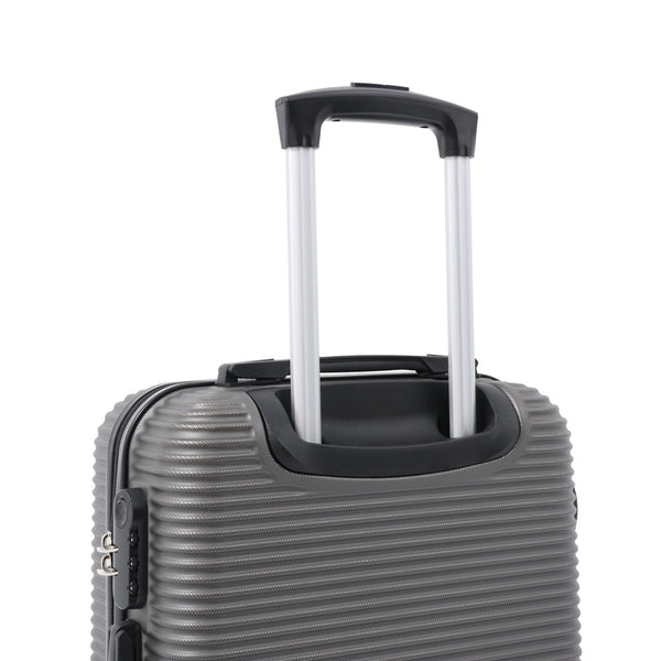 3 Pc Luggage Set - Grey - 20/24/28 Inch - view 4