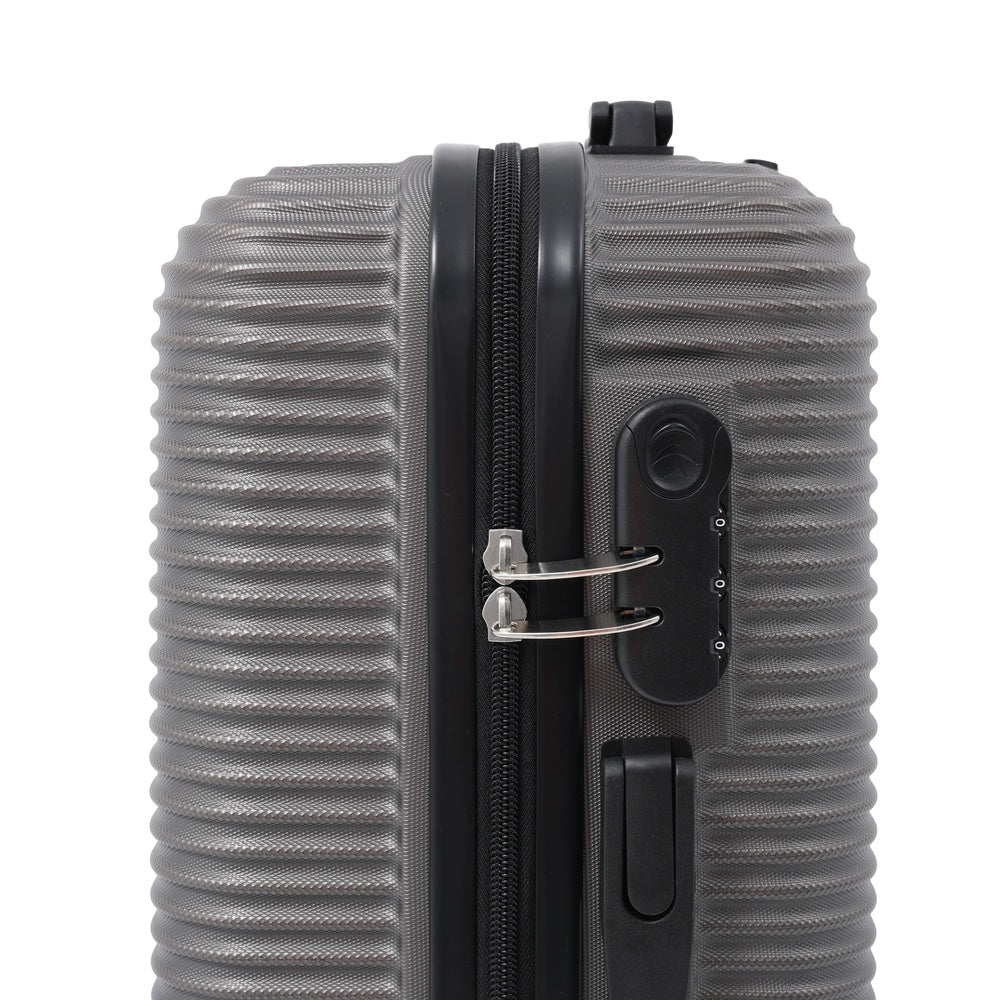 3 Pc Luggage Set - Grey - 20/24/28 Inch - view 5