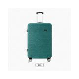 Teal Marbled Hard-Shell Spinner Suitcase - 28 Inch, Four Wheels
