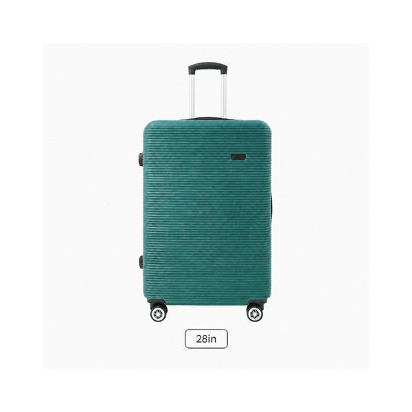 Teal Marbled Hard-Shell Spinner Suitcase - 28 Inch, Four Wheels