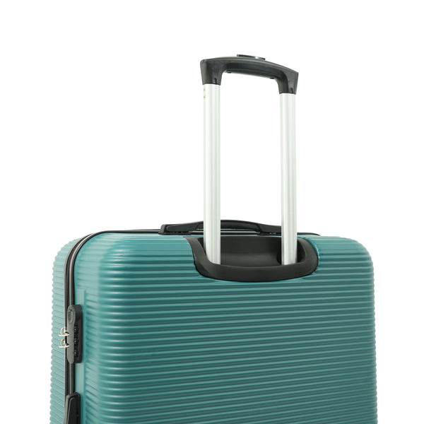Teal Marbled Hard-Shell Spinner Suitcase - 28 Inch, Four Wheels