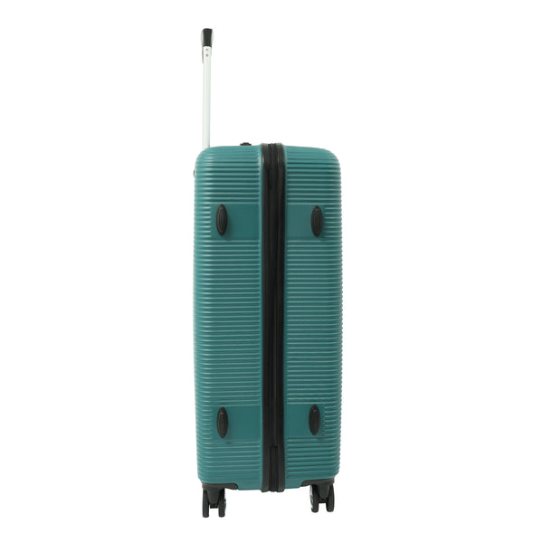 Teal Marbled Hard-Shell Spinner Suitcase - 28 Inch, Four Wheels