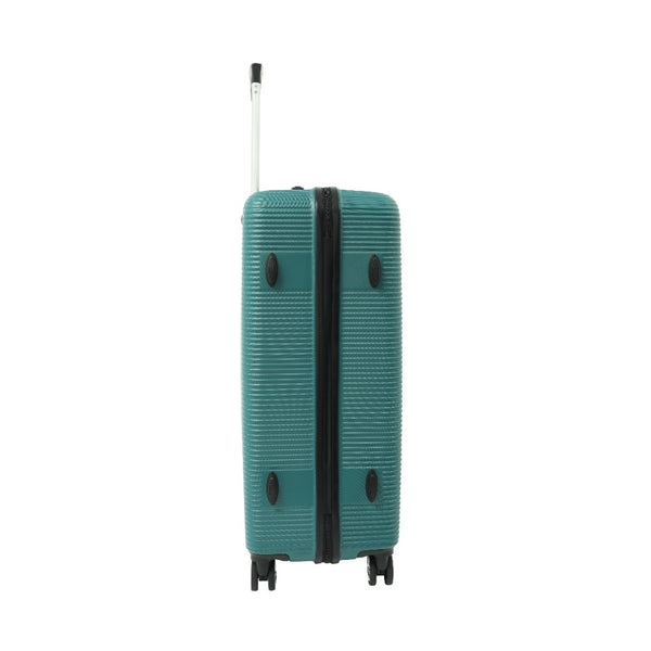 Teal Marbled Hard-Shell Spinner Suitcase - 28 Inch, Four Wheels