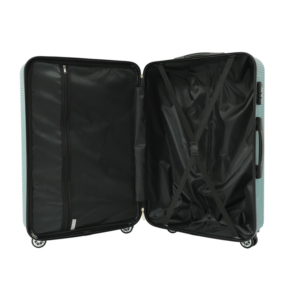 3 Pc Luggage Set - Teal - 20/24/28 Inch - view 2
