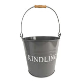 Kindling Wood Bucket - Grey - 10