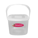 Transparent Kitchen Storage Container with Handle | 6 Litre, Secure Lid