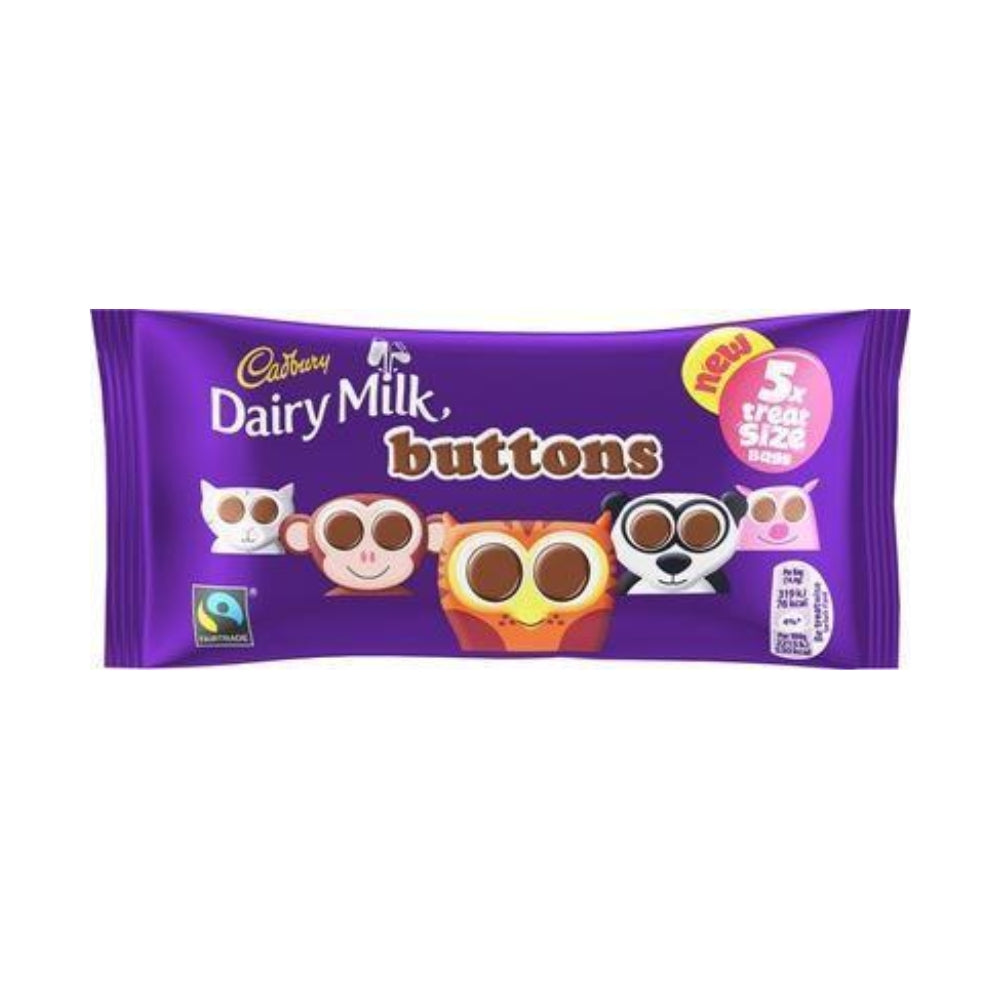 Cadbury Dairy Milk Buttons Treatsize Bag - 4 Pack