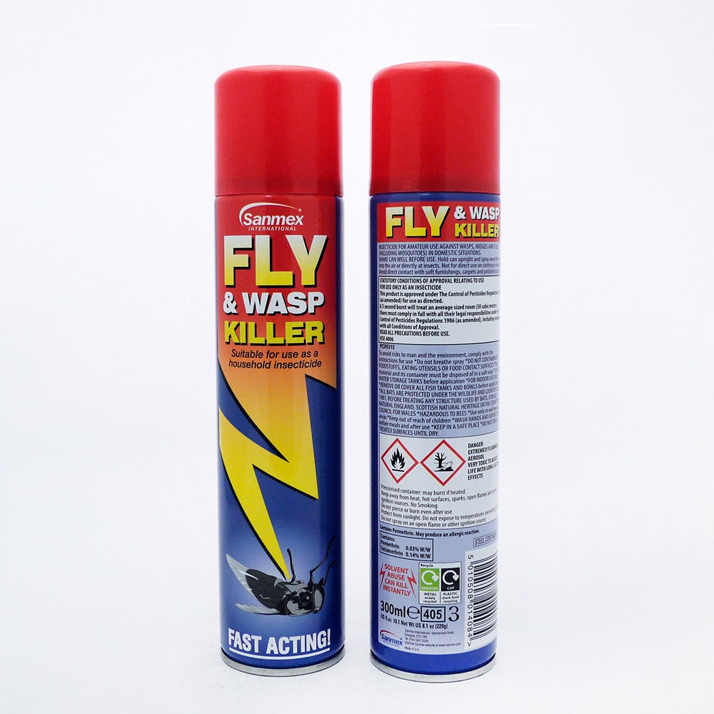 Sanmex Fly and Wasp Killer Spray | 300 ml