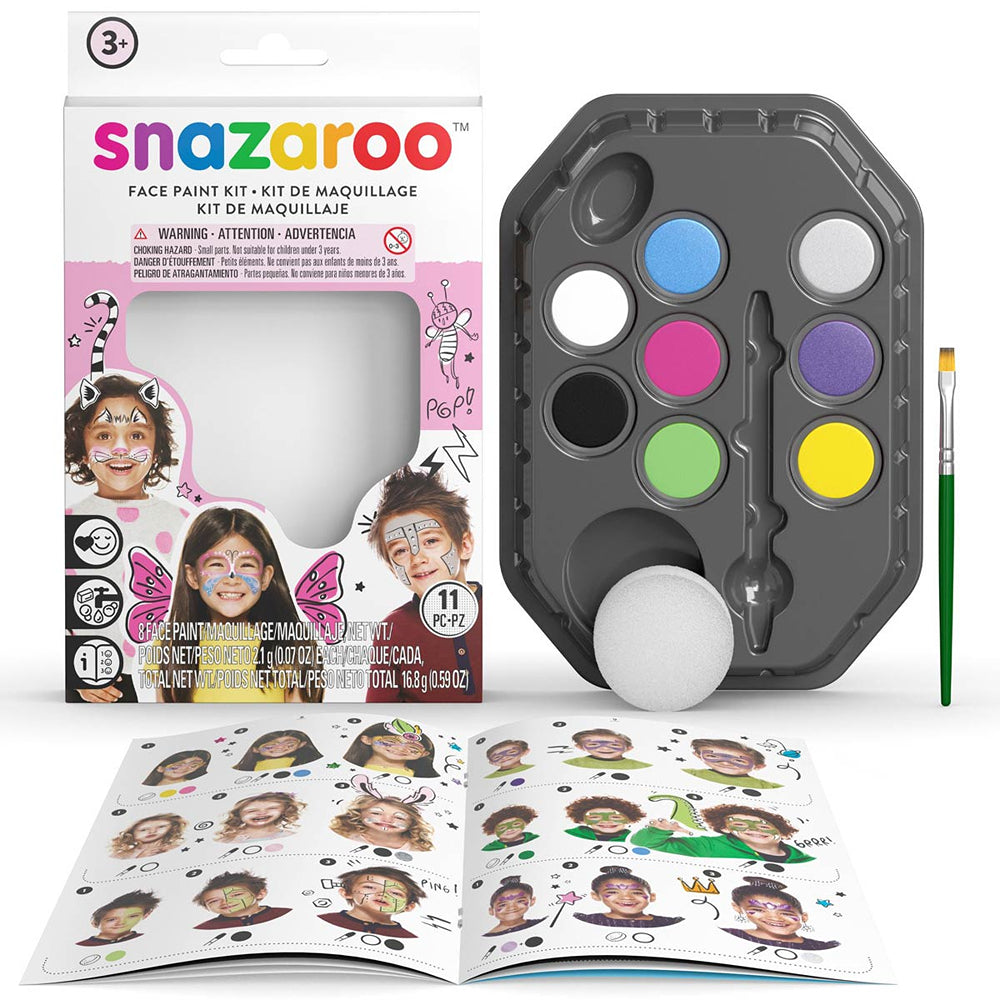 Snazaroo Fantasy Face Paint Kit | 11 Piece Set