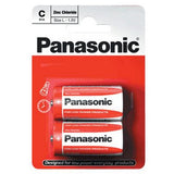Panasonic Zinc Carbon C Batteries 2 Pack