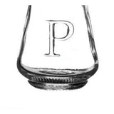 Essentials Clear Glass Pepper Pot | White Screw-Top Lid, Embossed P