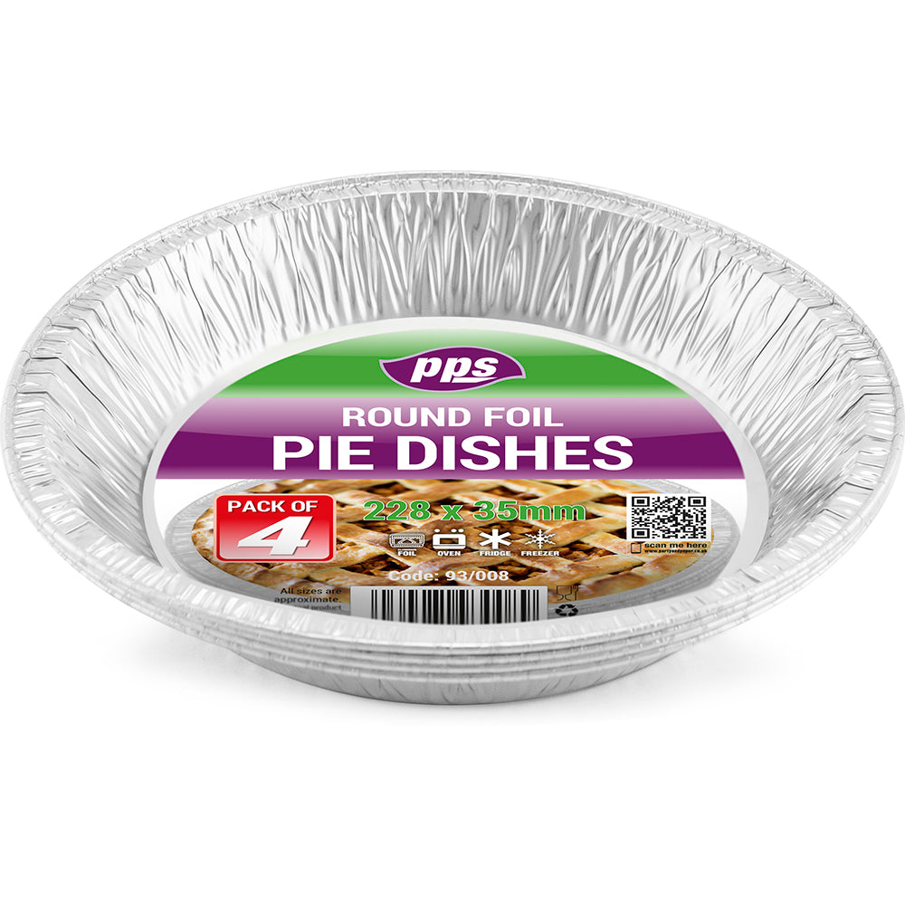 Party Solutions Foil Pie Platters | Round 228mm