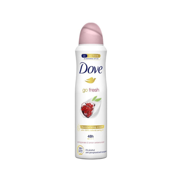Dove Pomegranate Anti-Perspirant Spray | 250ml, 48-Hour Protection, Alcohol-Free