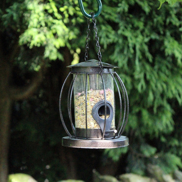 Nature's Market Small Hammertone Seed Lantern Feeder