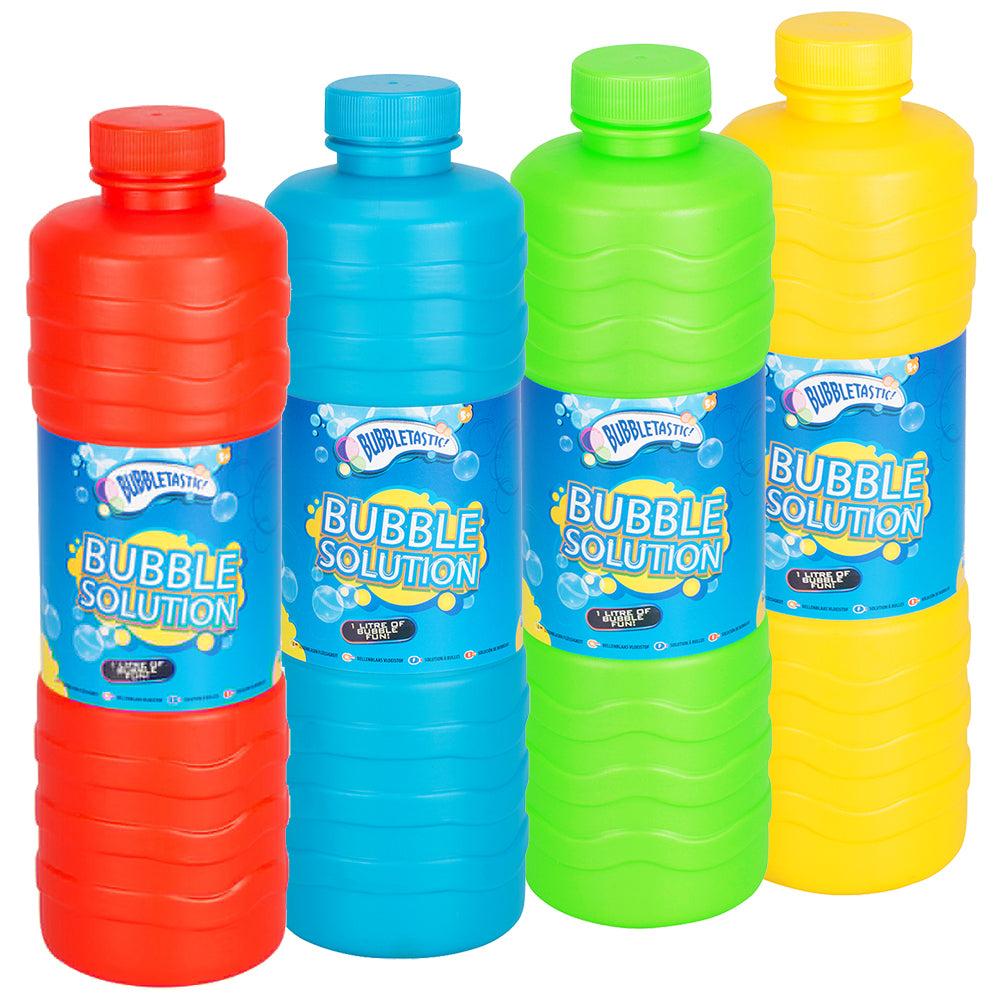 Grafix 34oz Bubble Solution Set | Pack of 4 Assorted Colours