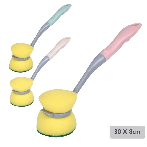 KATS Ergonomic Dual-Layer Scrubbing Brush | Pastel Colors