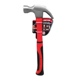 Dekton Fibreglass Claw Hammer | 8oz, Carbon Steel Head, Soft-Grip Handle