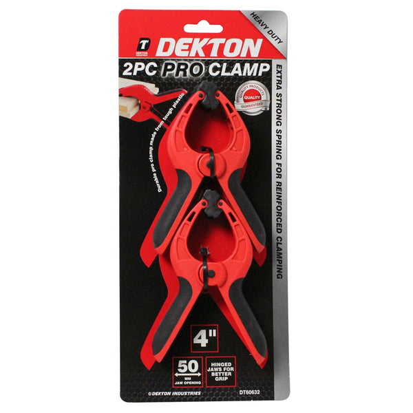 Dekton Pro Clamp 4 Inch 2 Pack