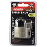 Dekton 40mm Satin Finish Padlock With 3 Security Keys